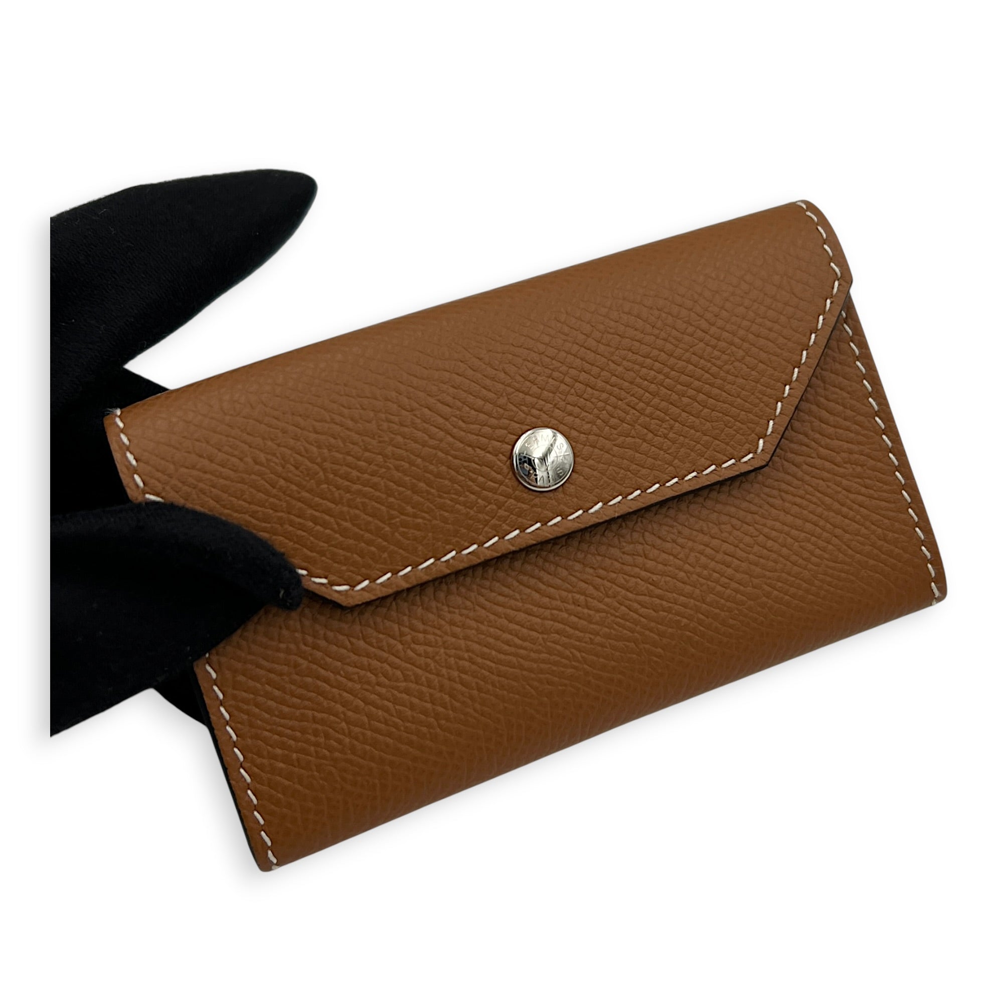 Kelly Pocket 18 Brown Belt in Epsom, Palladium hardware