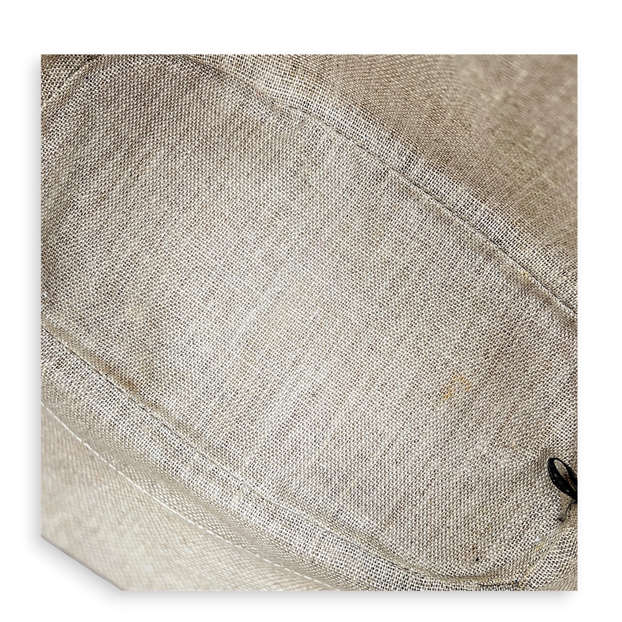 Dome Grey Top Handle Bag in Calfskin, Gold hardware