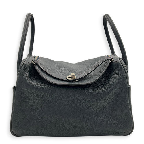 Lindy 34 Eclat Bleu Obscur/ Ultraviolet Shoulder Bag in Clemence, Palladium hardware