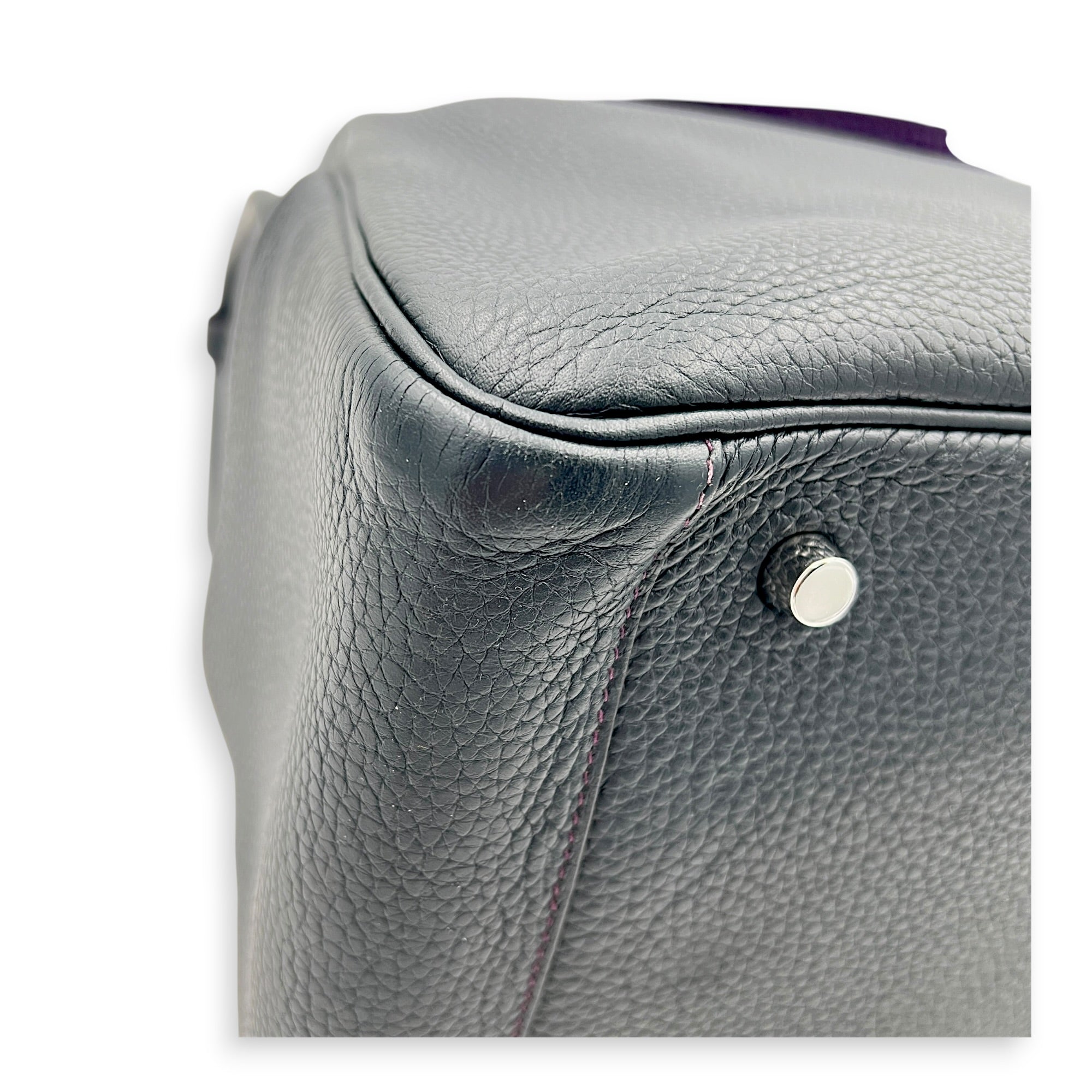 Lindy 34 Eclat Bleu Obscur/ Ultraviolet Shoulder Bag in Clemence, Palladium hardware