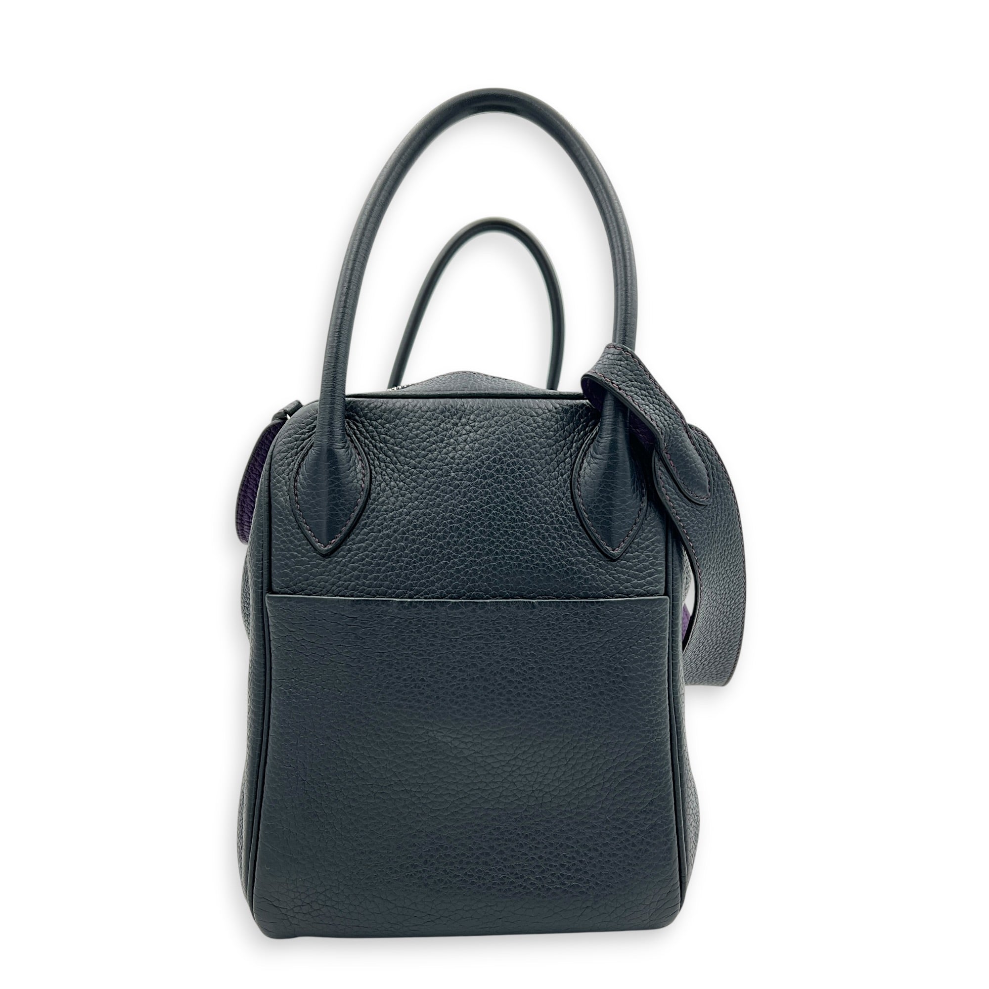 Lindy 34 Eclat Bleu Obscur/ Ultraviolet Shoulder Bag in Clemence, Palladium hardware