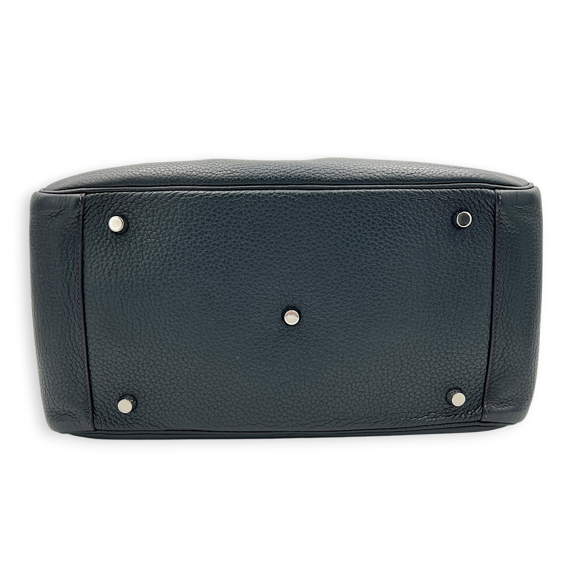 Lindy 34 Eclat Bleu Obscur/ Ultraviolet Shoulder Bag in Clemence, Palladium hardware