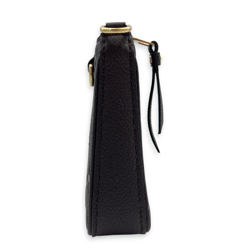 Easy Pouch on Strap Shoulder Bag Marron Glacé in Monogram Empreinte Leather, Gold hardware