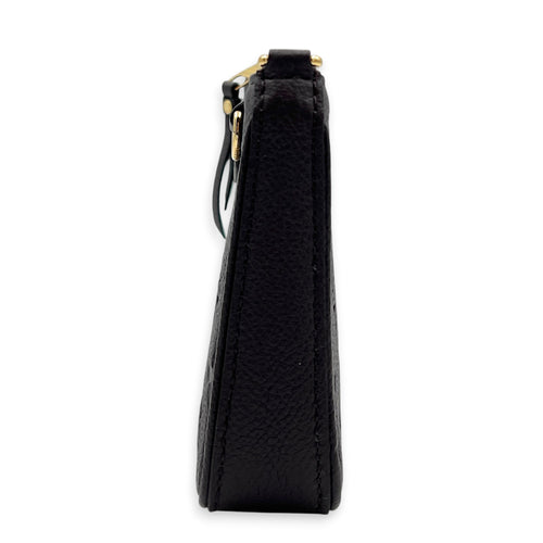 Easy Pouch on Strap Shoulder Bag Marron Glacé in Monogram Empreinte Leather, Gold hardware