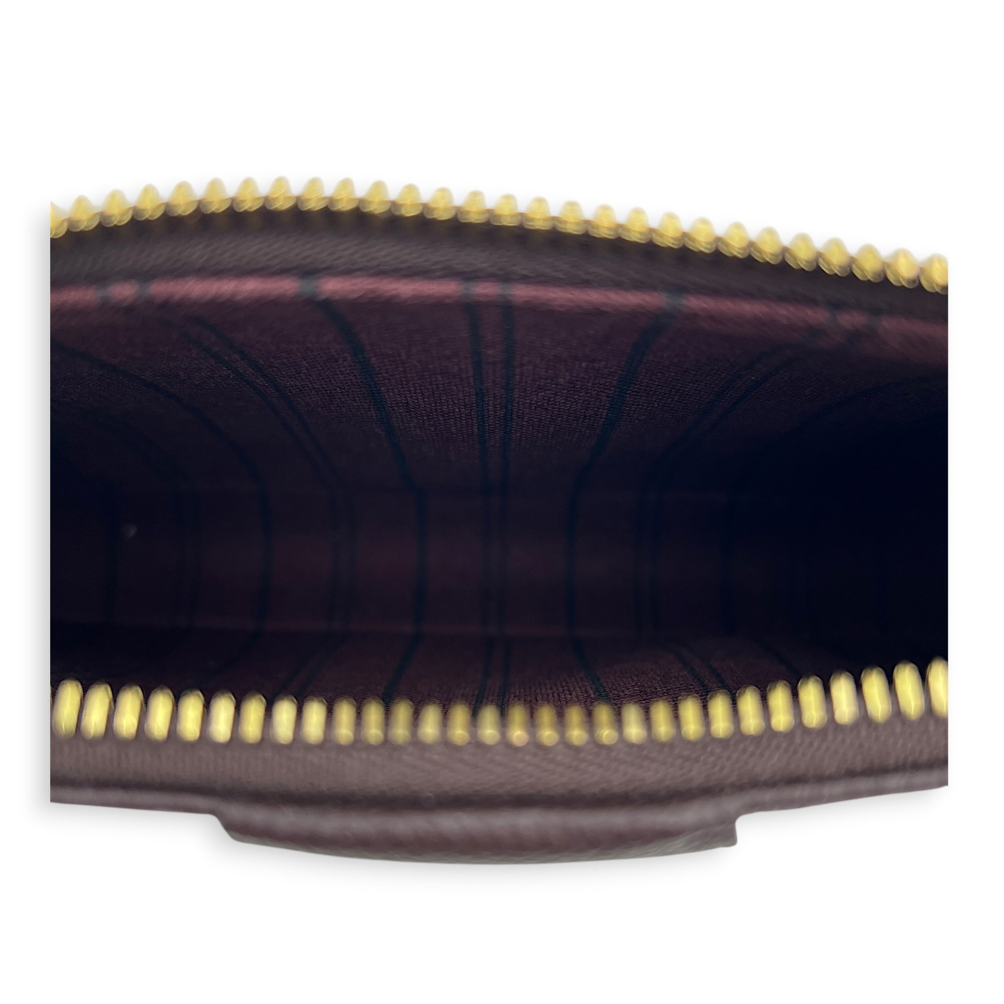 Easy Pouch on Strap Shoulder Bag Marron Glacé in Monogram Empreinte Leather, Gold hardware