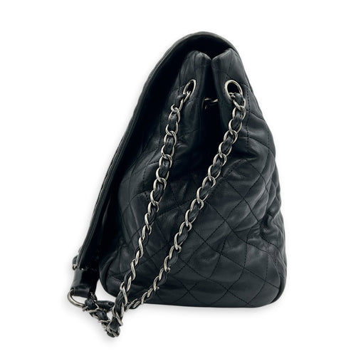 CC Istanbul Accordion Shoulder Bag Black in Calfskin, Ruthenium hardware