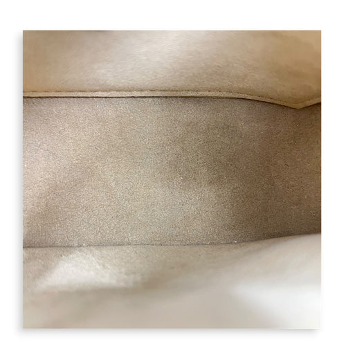 Marellini Shoulder Bag White in Epi Leather, Silver hardware