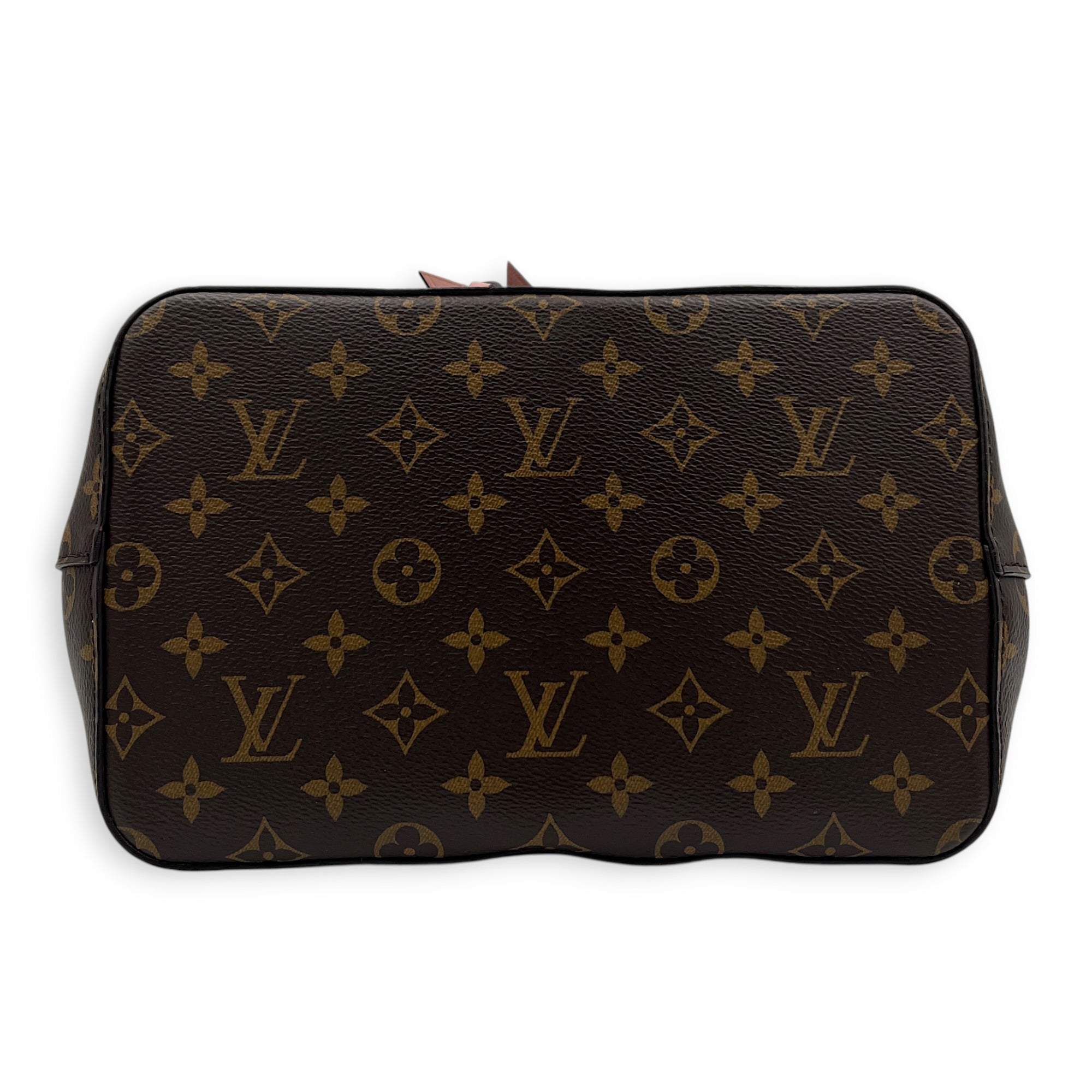 NeoNoe Shoulder Bag MM Brown in Monogram Coated Canvas, Gold hardware