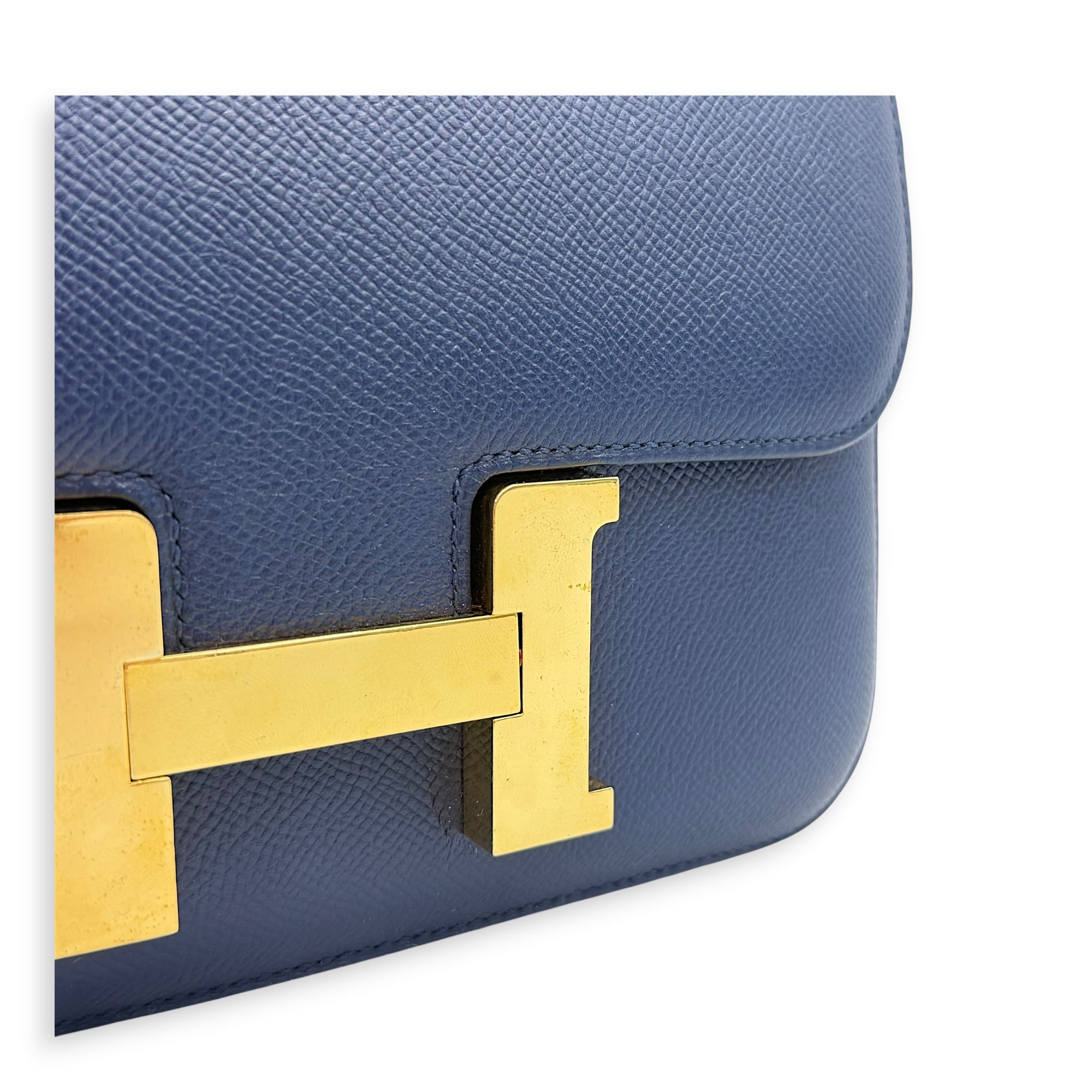 Constance Blue in Epsom, Gold hardware