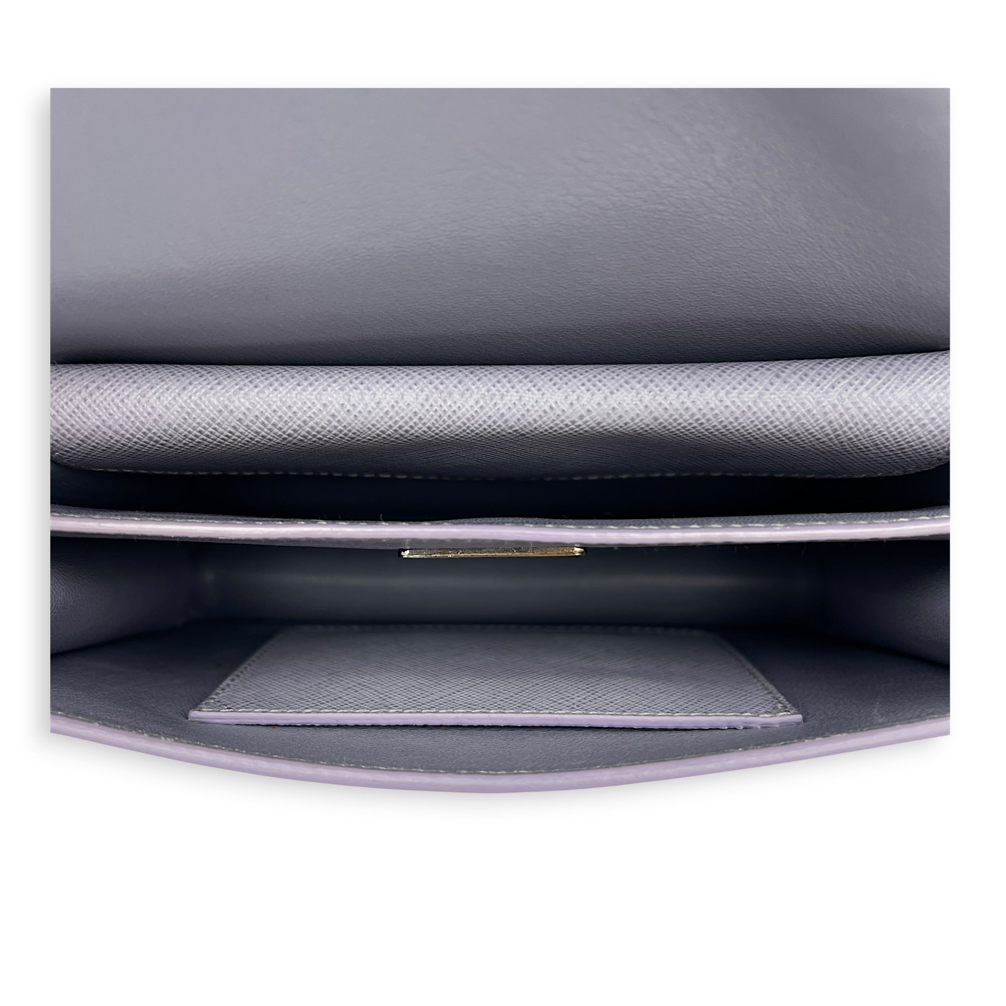 Sound Purple Crossbody Bag in Saffiano Leather,  hardware
