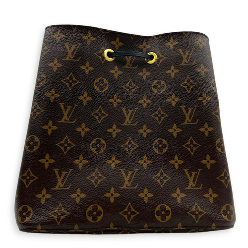 NeoNoe Bucket Bag MM Brown in Monogram Coated Canvas