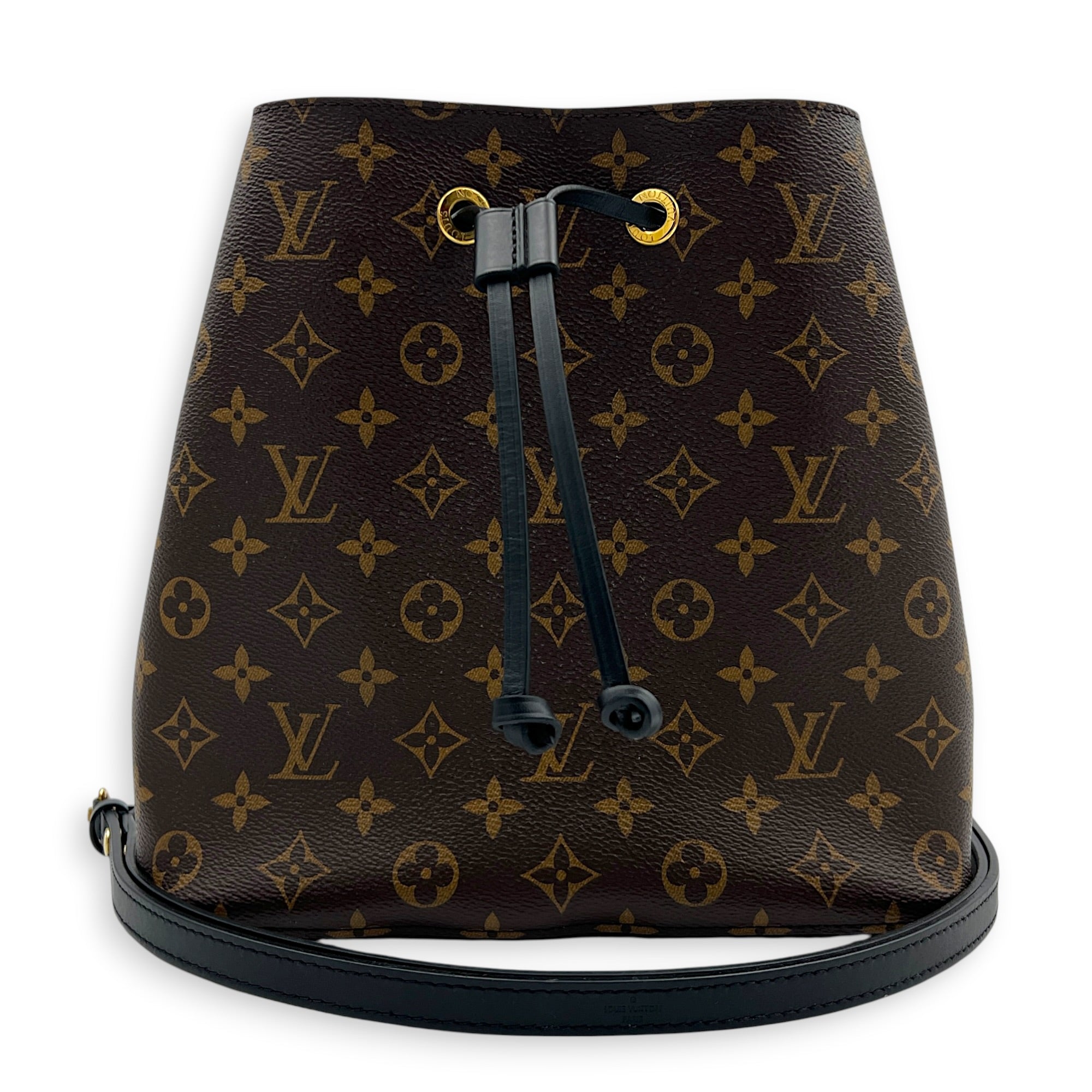 NeoNoe Bucket Bag MM Brown in Monogram Coated Canvas