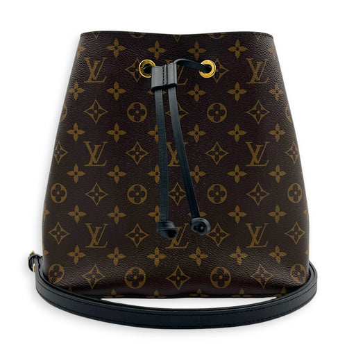 NeoNoe Bucket Bag MM Brown in Monogram Coated Canvas