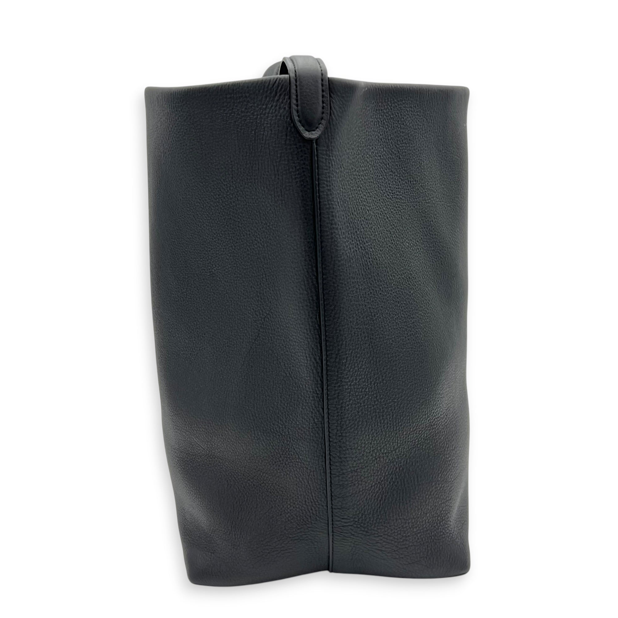 Park N/S Large Black Tote Bag in Calfskin