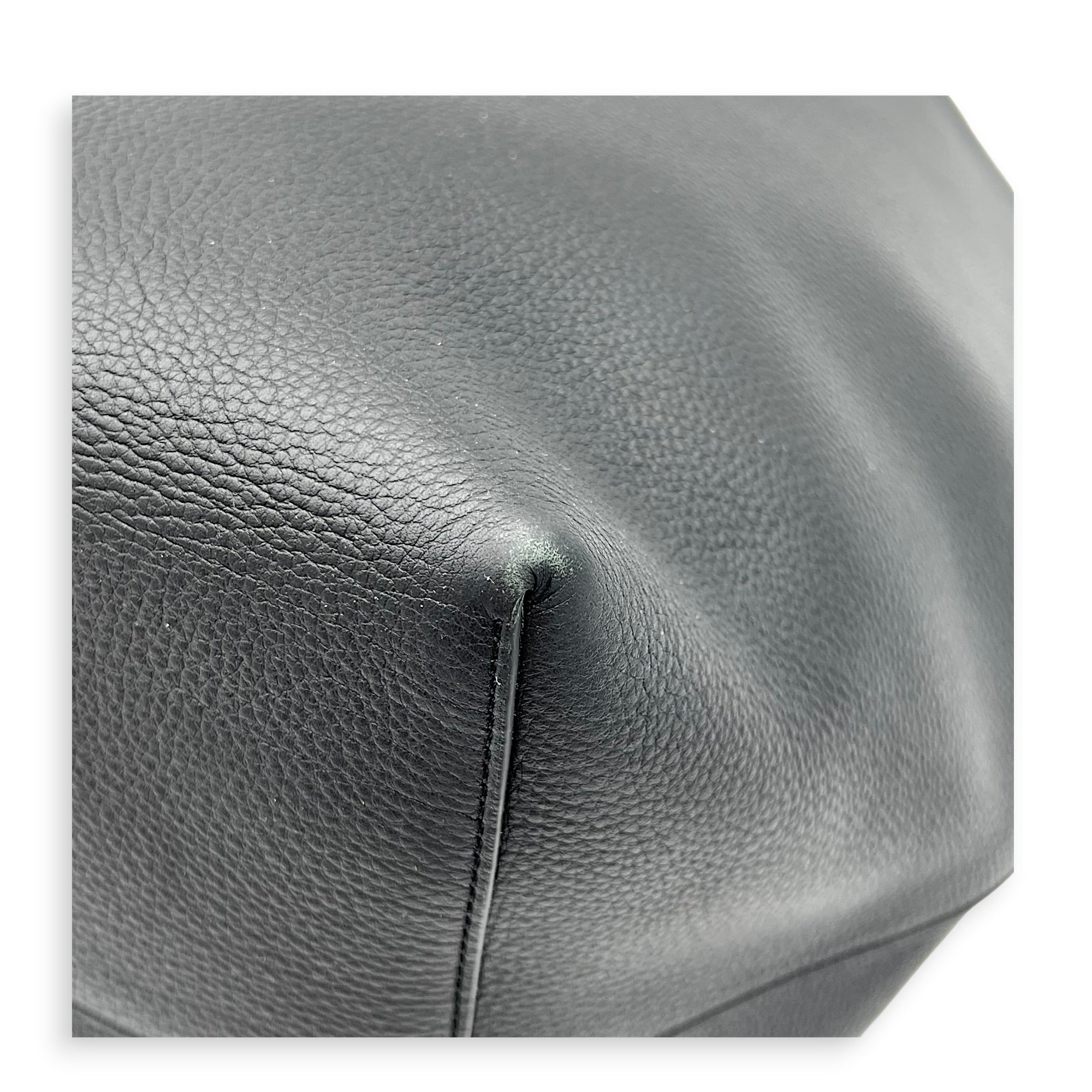 Park N/S Large Black Tote Bag in Calfskin