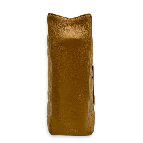 PST Beige Tote Bag in Caviar Leather, Gold hardware