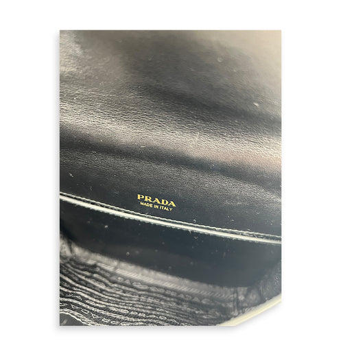 Cahier Belt Bag Black in Calfskin, Gold hardware