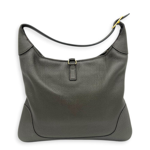 Trim 38 Ebene Tote Bag in Clemence, Gold hardware