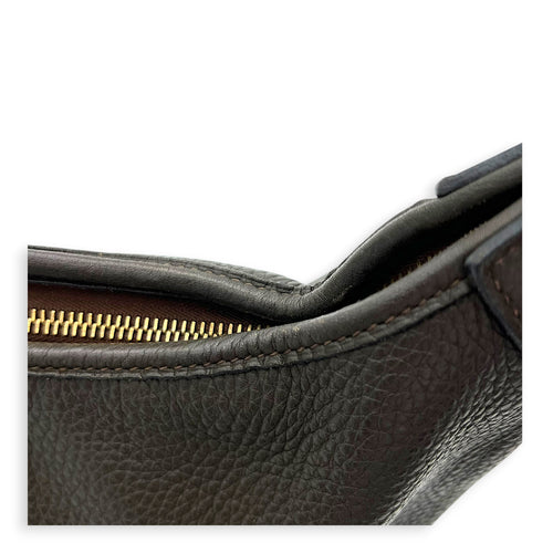 Trim 38 Ebene Tote Bag in Clemence, Gold hardware
