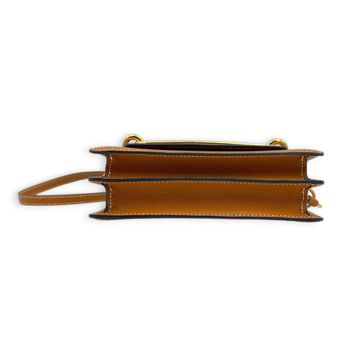 Roulis Brown in Evercolor, Gold hardware