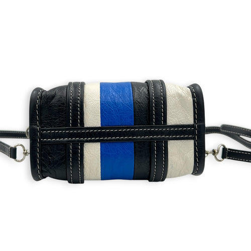 Bazar Shopper XS Multi-colour Top Handle Bag in Calfskin, Silver hardware