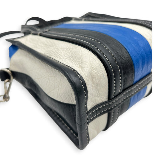 Bazar Shopper XS Multi-colour Top Handle Bag in Calfskin, Silver hardware