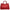 Galleria Top Handle Bag Red in Saffiano Leather, Gold hardware