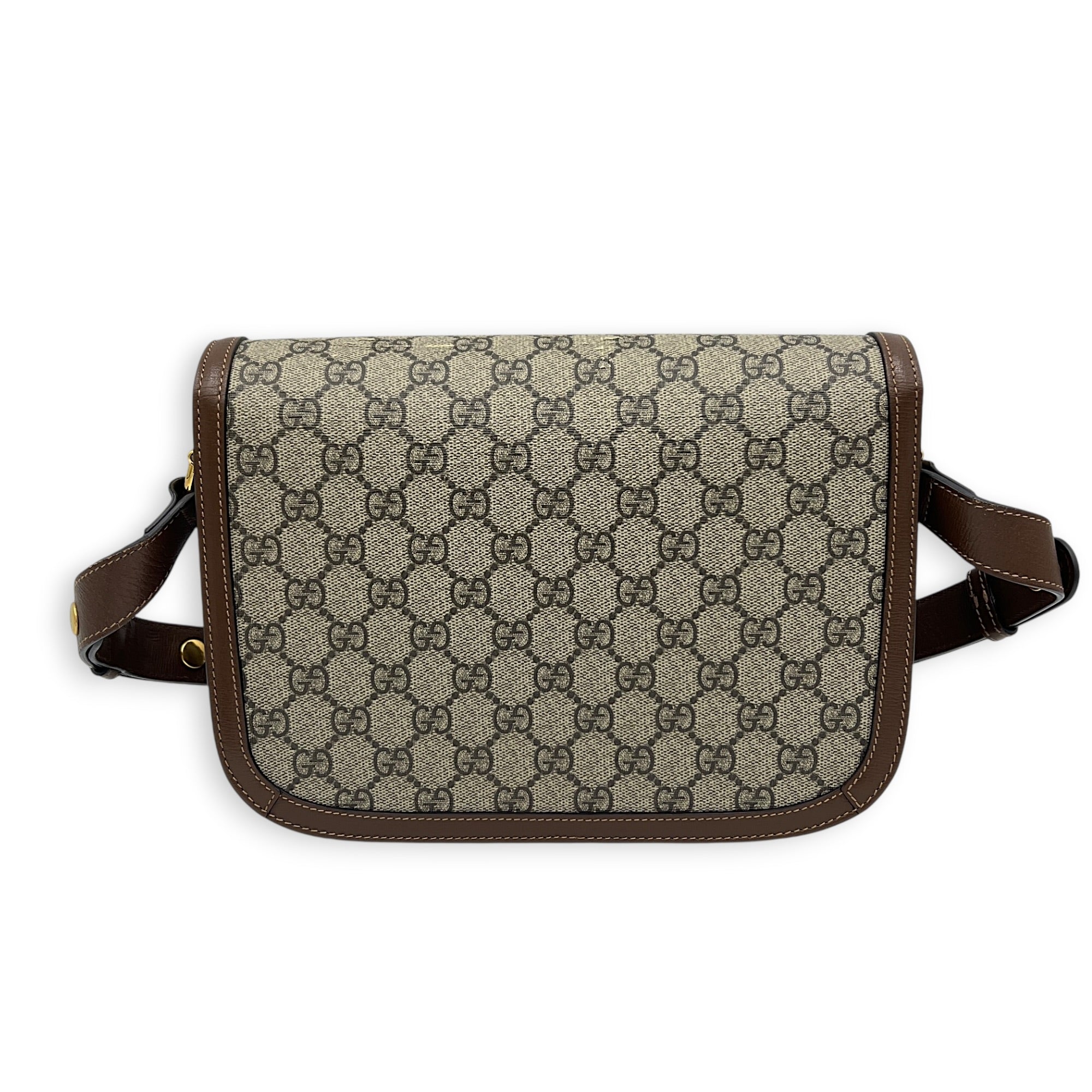 Horsebit 1955 Brown Shoulder Bag in, Gold hardware