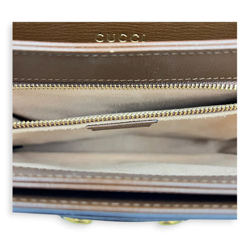 Horsebit 1955 Brown Shoulder Bag in, Gold hardware