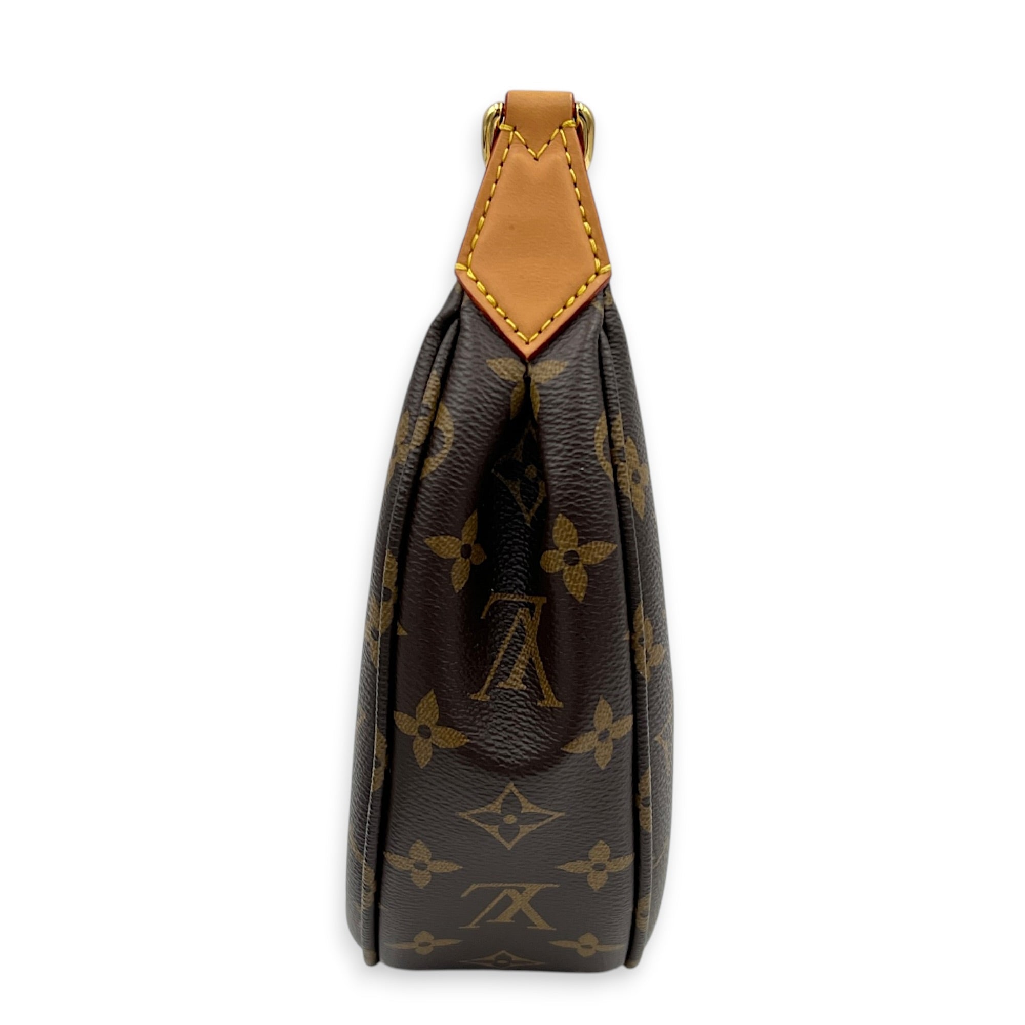 Looping Shoulder Bag Brown in Monogram Coated Canvas