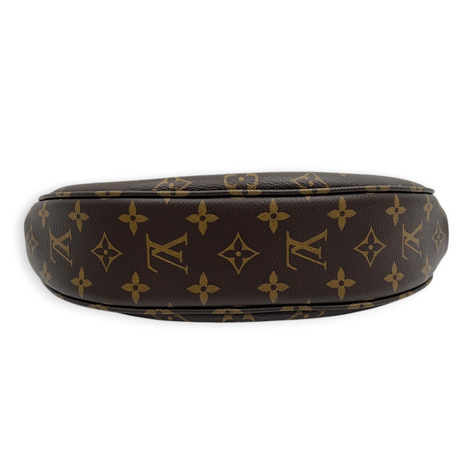 Looping Shoulder Bag Brown in Monogram Coated Canvas