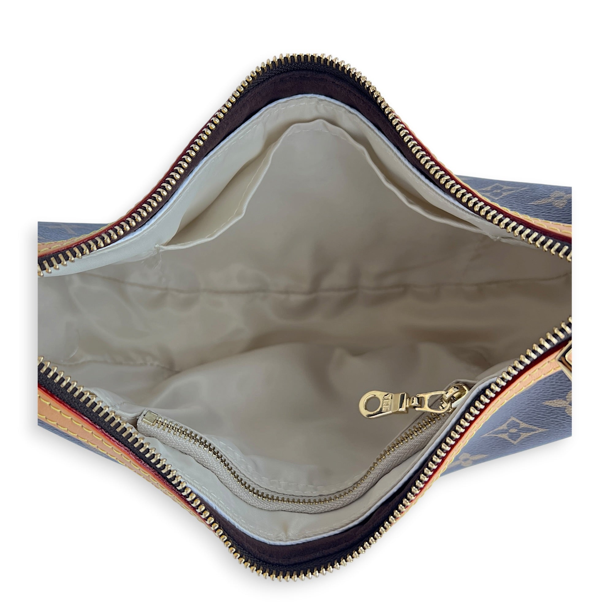 Looping Shoulder Bag Brown in Monogram Coated Canvas