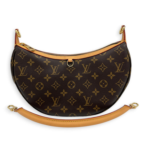 Looping Shoulder Bag Brown in Monogram Coated Canvas