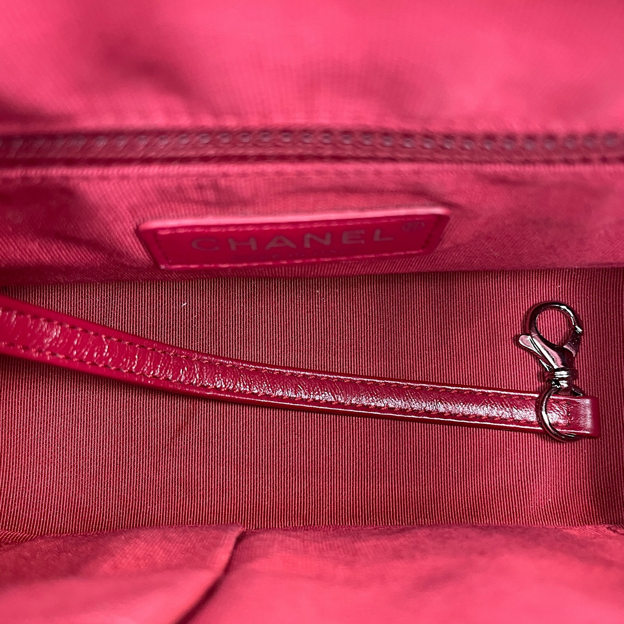 Gabrielle Hobo Small Grey,red, pink, black Shoulder Bag in Calfskin 3-Tone hardware CL2412-7885 7