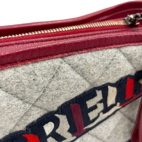 Gabrielle Hobo Small Grey,red, pink, black Shoulder Bag in Calfskin 3-Tone hardware CL2412-7885 9