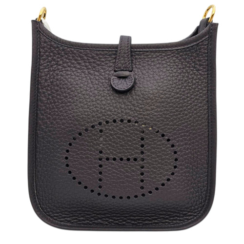 Evelyne Mini Prunoir  in Clemence Gold hardware