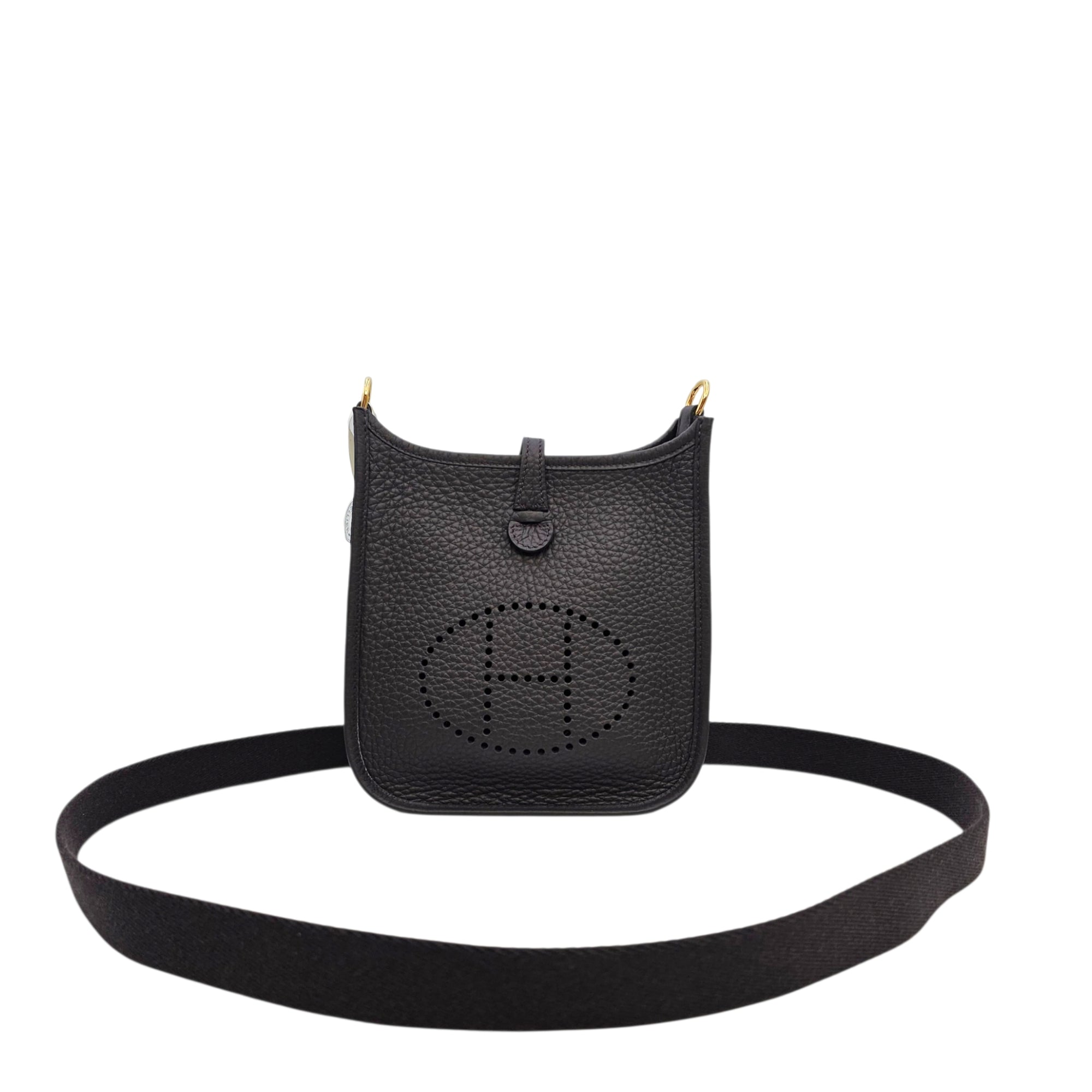 Evelyne Mini Prunoir  in Clemence Gold hardware