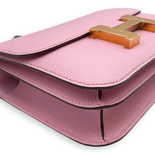 Constance 18 Mauve Sylvestre in Epsom Rose Gold hardware