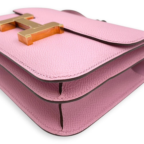 Constance 18 Mauve Sylvestre in Epsom Rose Gold hardware