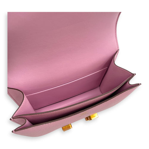 Constance 18 Mauve Sylvestre in Epsom Rose Gold hardware