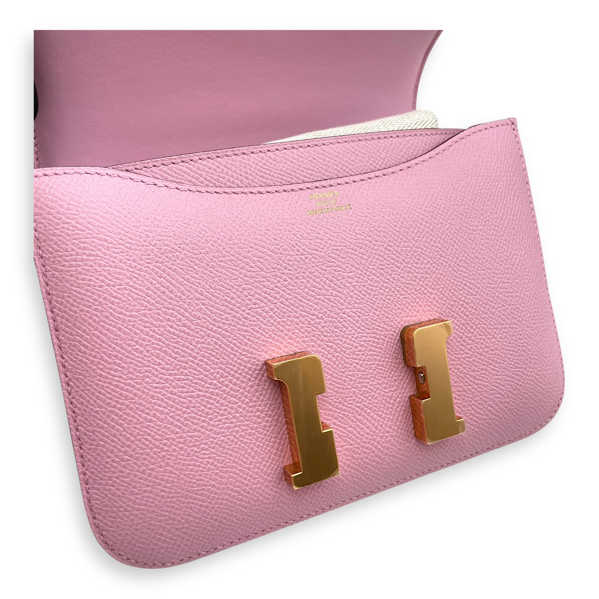 Constance 18 Mauve Sylvestre in Epsom Rose Gold hardware