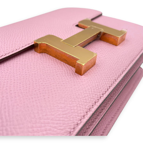 Constance 18 Mauve Sylvestre in Epsom Rose Gold hardware