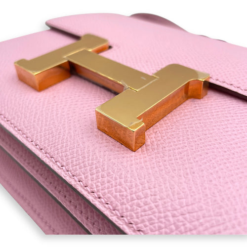 Constance 18 Mauve Sylvestre in Epsom Rose Gold hardware