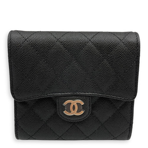 Quilted Classic Flap Others Black Wallet On Chain in Caviar Leather Gold hardware CL2506-13447 1