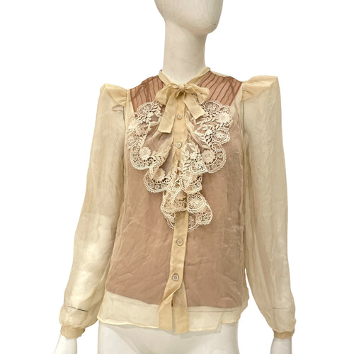 Ready to wear 38 Beige Ready-To-Wear in Silk CL2507-13850 1