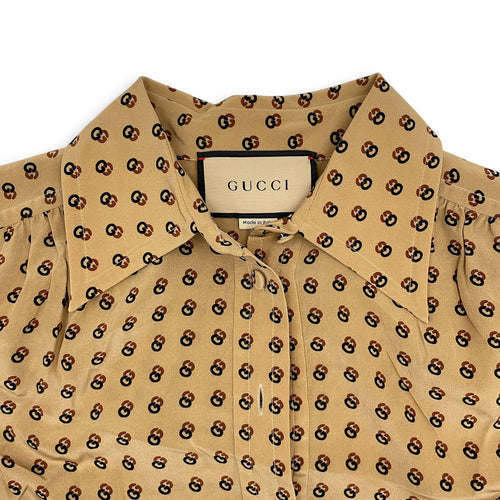Blouse 36 Brown Ready-To-Wear in Silk CL2507-13859 3