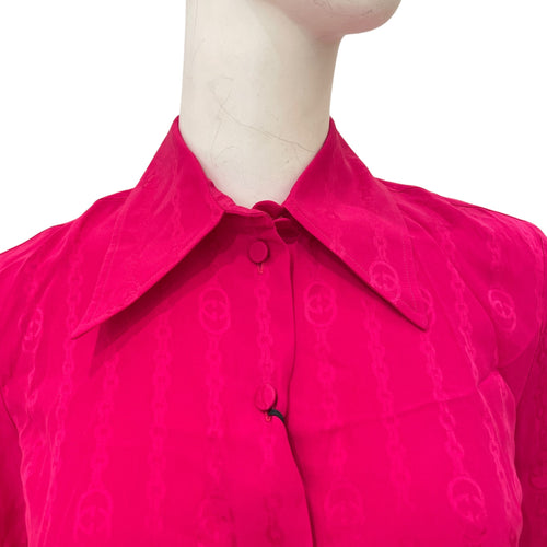 Blouse 36 Pink Ready-To-Wear in Silk CL2507-13880 3