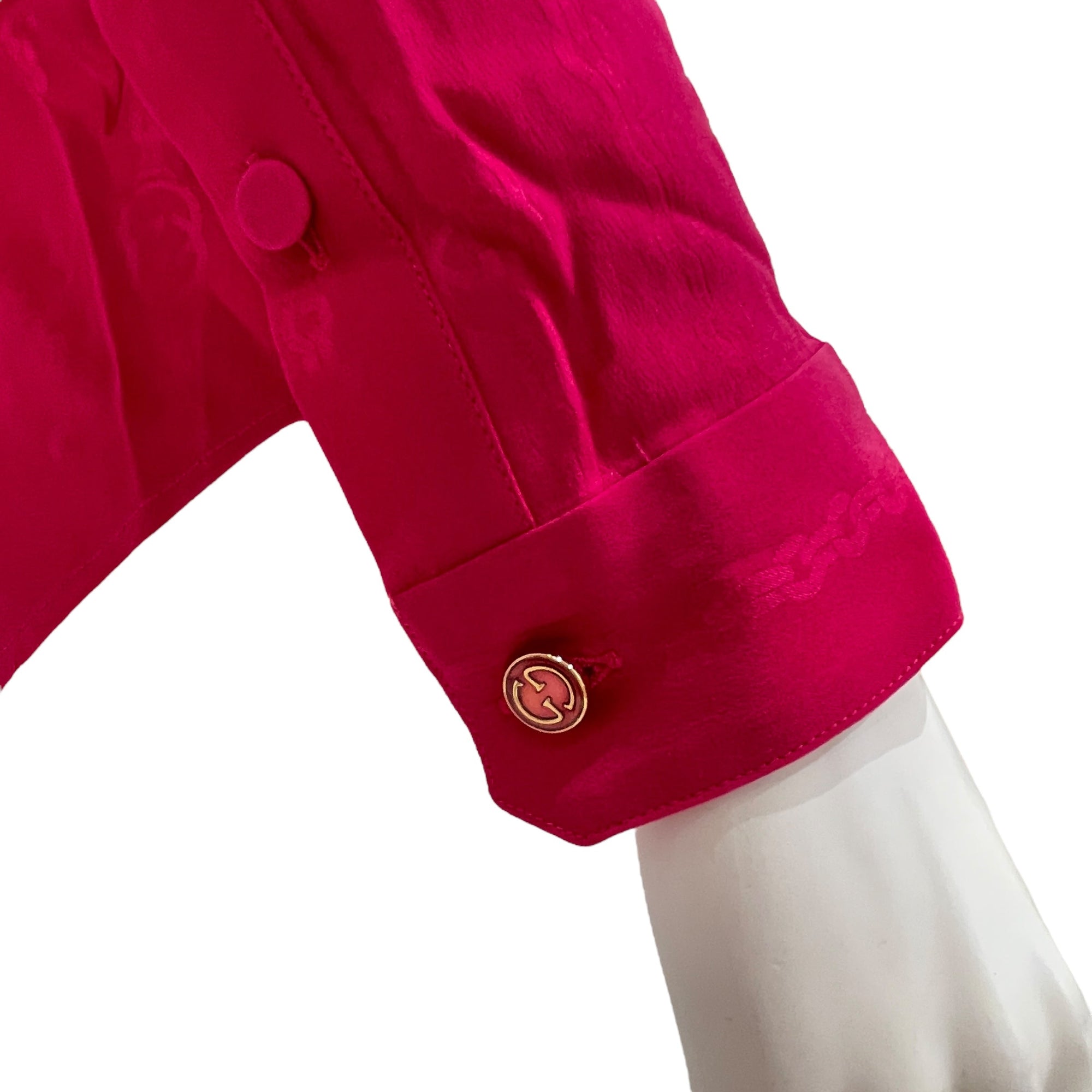 Blouse 36 Pink Ready-To-Wear in Silk CL2507-13880 4