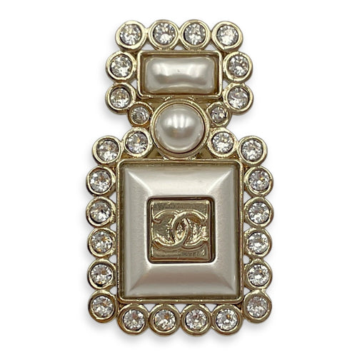 CC Perfume Bottle  White Brooch Resin Crystal hardware CL2508-14816 1