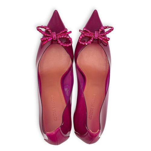 Rosie Embellished PVC Size 37.5 Pink Heels in PVC Crystals hardware CL2508-14967 1